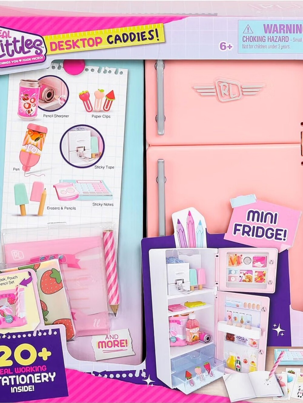 Real Littles Desk Caddies – Mini Fridge With Over 20 Real Stationery Surprises